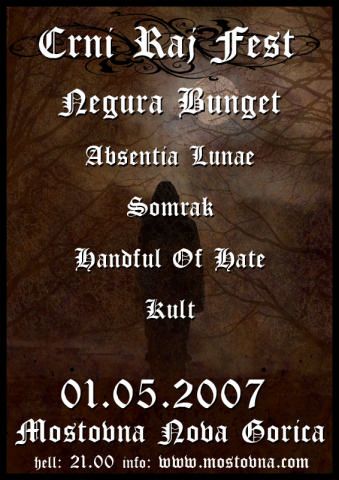 Negura Bunget, Absentia Lunae, Somrak, Handful Of Hate, Kult