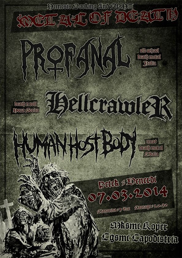 Profanal, Hellcrawler, Human Host Body
