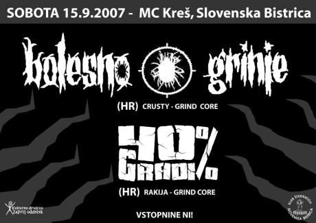 Bolesno Grinje, 40 Gradi %