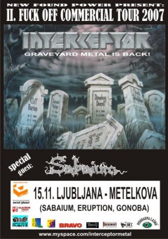 Interceptor, Sabaium, Eruption, Gonoba