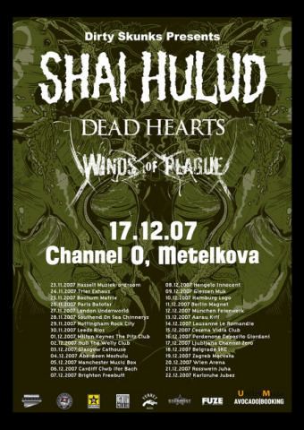 Shai Hulud, Winds Of Plague, Dead Hearts