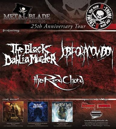 The Black Dahlia Murder, Job For A Cowboy, The Red Chord