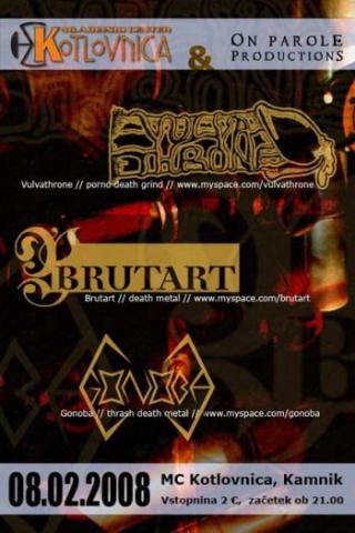 Vulvathrone, Brutart, Gonoba