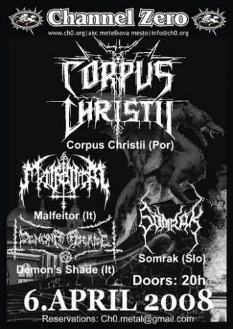 Corpus Christii, Malfeitor, Demon's Shade, Somrak