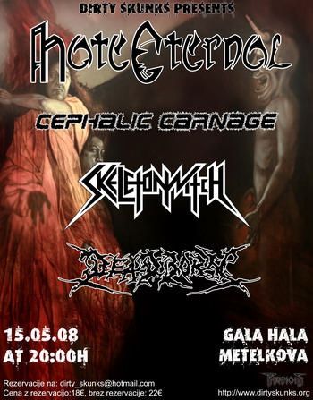 Hate Eternal, Cephalic Carnage, Skeletonwitch, Deadborn