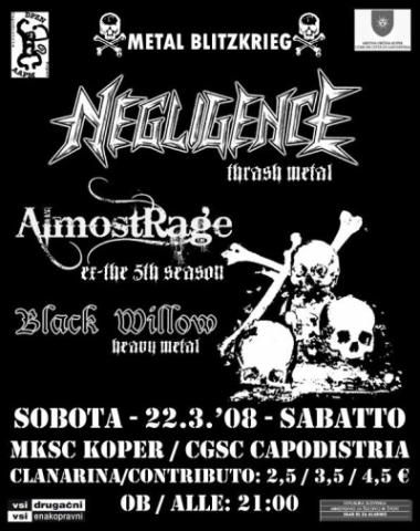 AlmostRage, Negligence, Black Willow