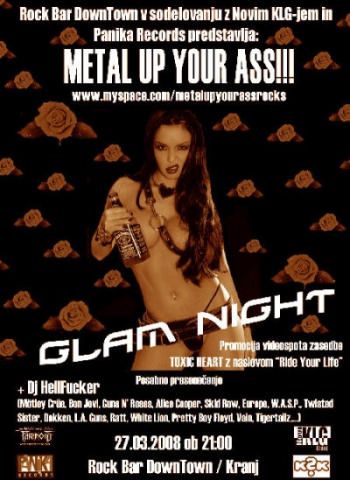 Metal Up your Ass - Glam Night