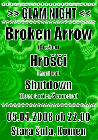 Broken Arrow, Hrošči, Shutdown