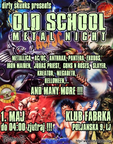 Old School Metal Night v Fabrki