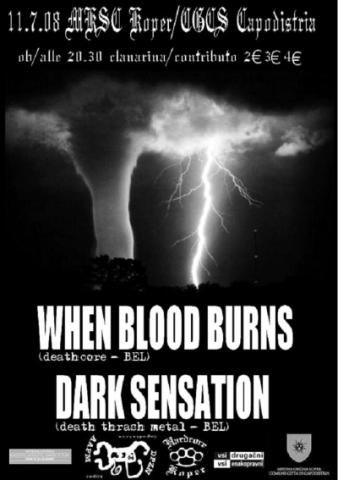 When Blood Burns, Dark Sensation