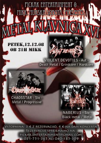 Metal Klavnica XVI