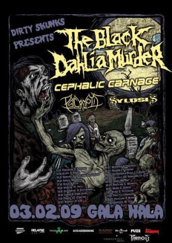 The Black Dahlia Murder, Cephalic Carnage, Psycroptic, Sylosis