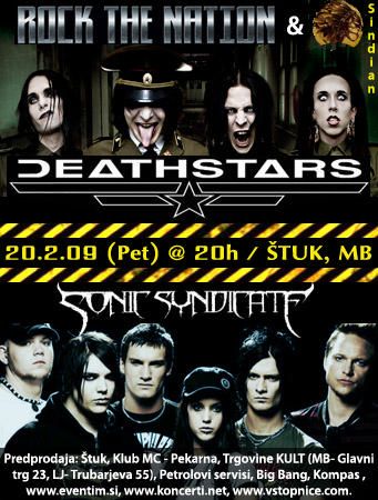 Deathstars, Sonic Syndicate, Omega Lithium