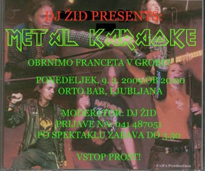 Metal Karaoke v Ortu