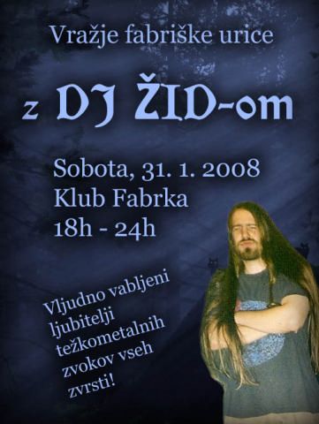Vražje fabriške urice z DJ Židom