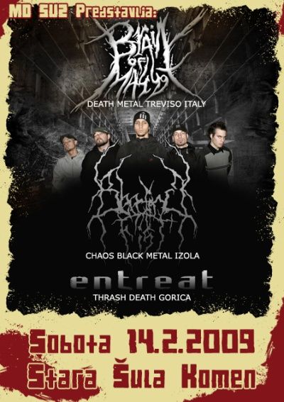 Brain Of Maggot, Bleeding Fist, Entreat.