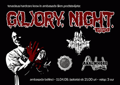 G(l)ory Night: Anal Penetration, Anal Whore, P.K.I.T.K
