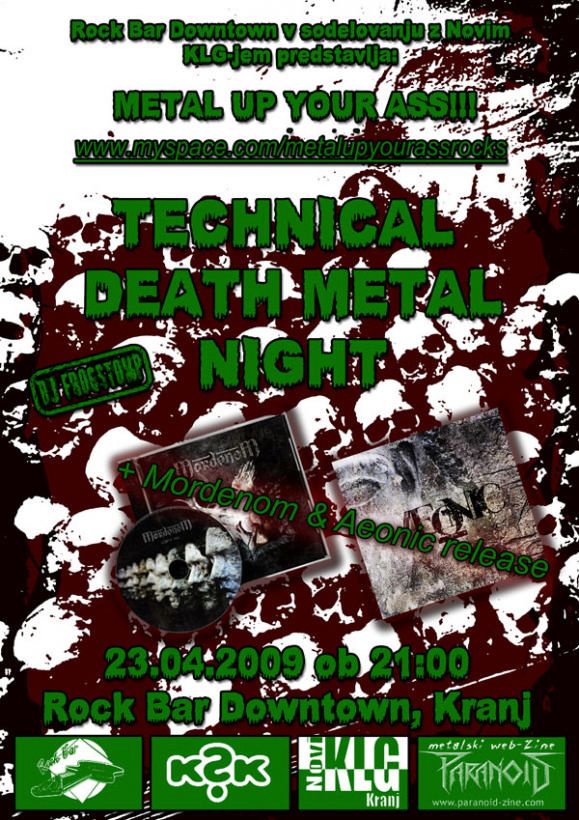 Technical Death Metal Night v Kranju