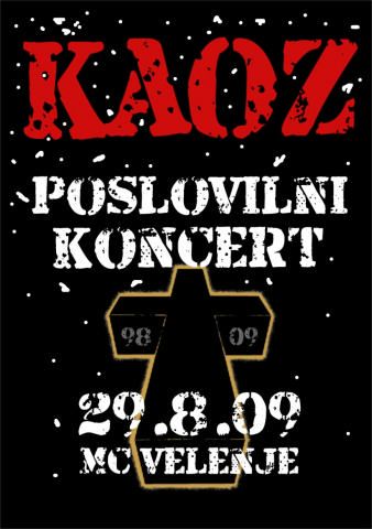 Poslovilni koncert KAOZ