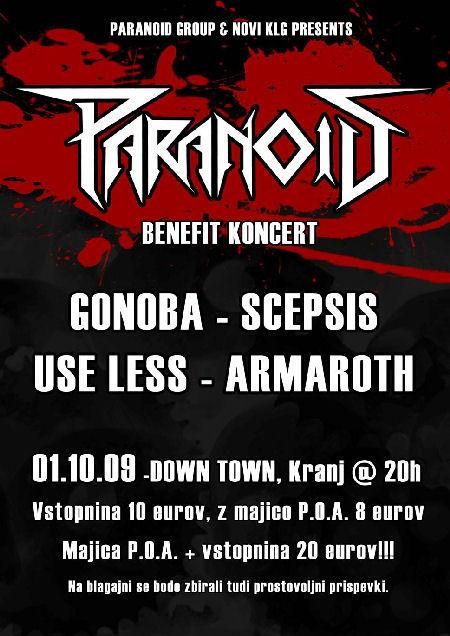 Paranoid Open Air benefit