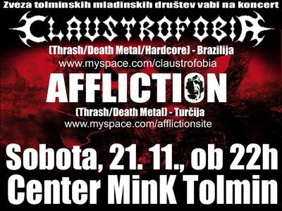 Claustrofobia, Affliction