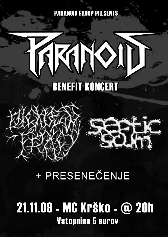Paranoid Benefit Koncert v Krškem
