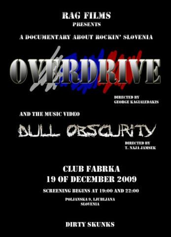 Overdrive - predvajanje dokumentarca o slovenski rock in metal sceni