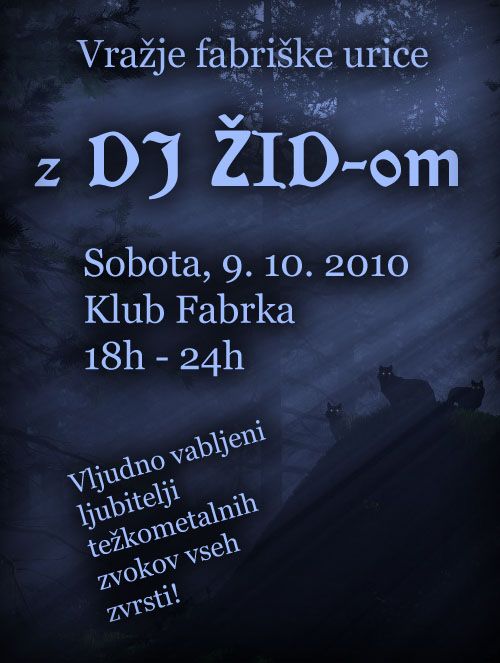 Vražje Fabriške Urice z DJ Židom