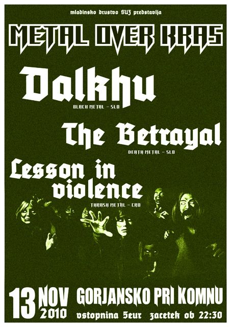 Metal Over Kras: Dalkhu, The Betrayal, Lesson In Violence