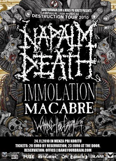 Campaign For Musical Destruction Tour - koncert na Metelkovi razprodan