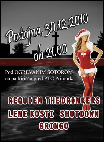 Requiem, The Drinkers, Lene Kosti, Shutdown, Gringo
