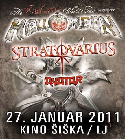 Helloween, Stratovarius, Avatar
