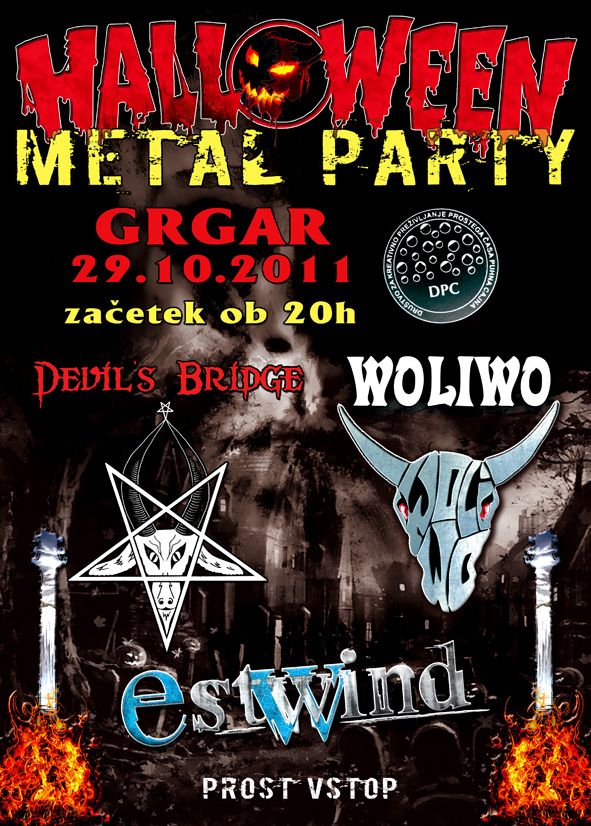 Halloween Metal Party: Devil's Bridge, Woli Wo, EstWind