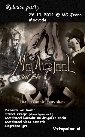 Metalsteel live album release party + Street Creeps