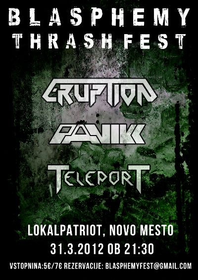 Eruption, Panikk, Teleport