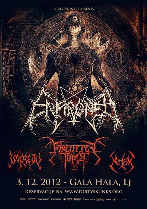 Enthroned, Forgotten Tomb, Impiety, Noctem
