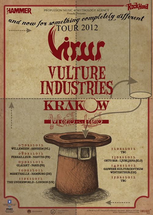 Virus, Vulture Industries, Krakow, Mondvolland