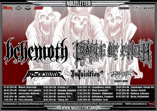 Behemoth, Cradle Of Filth