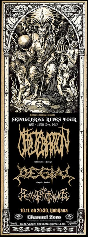 Sepulchral Rites tour November 2013