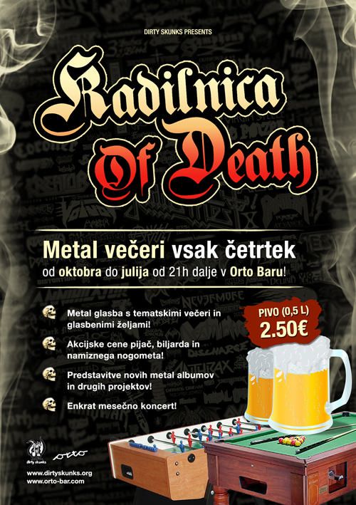 Koncerti v okviru Kadilnice Of Death