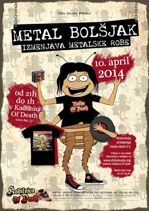 Metal bolšjak v Kadilnici Of Death