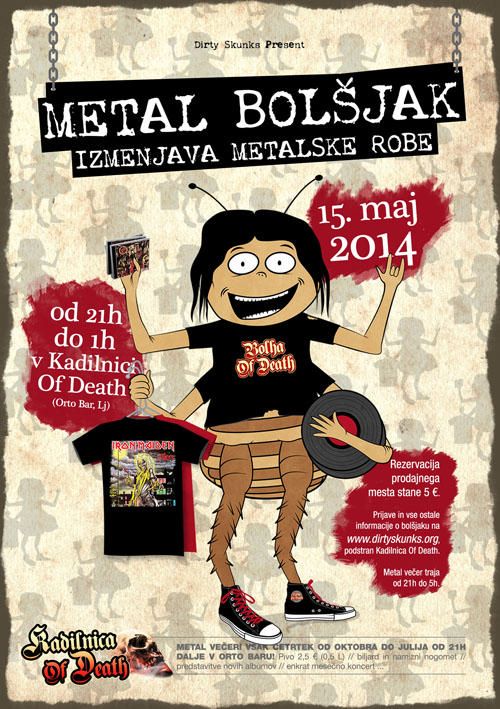 Metal bolšjak v Kadilnici Of Death