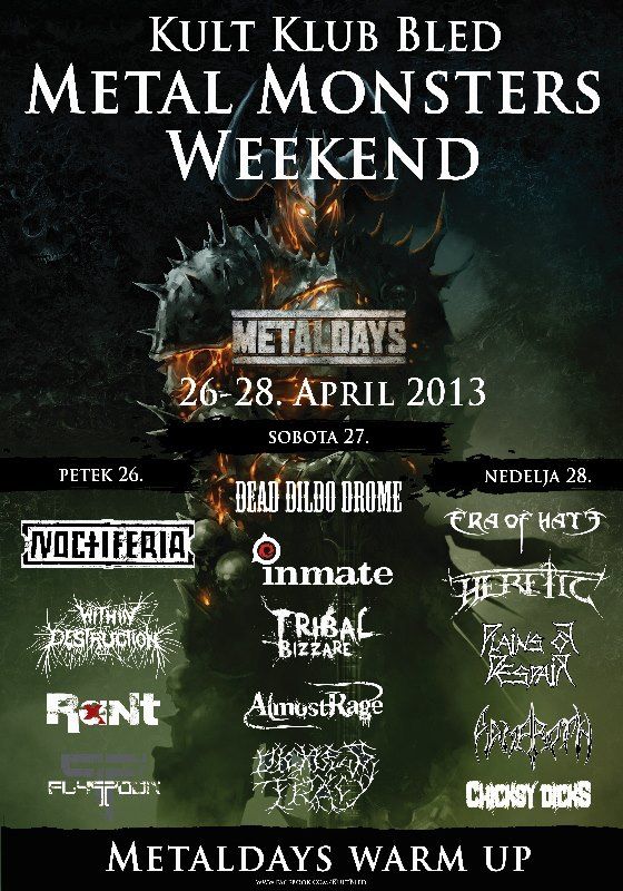 Metal Monsters Weekend (MetalDays Warm Up)