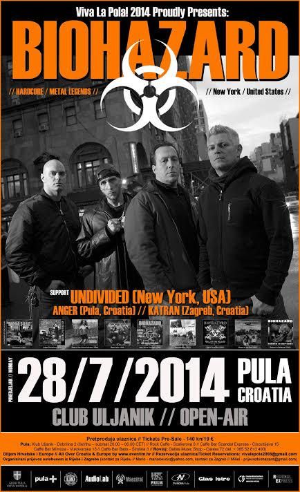 Biohazard, Undivided, Anger, Katran