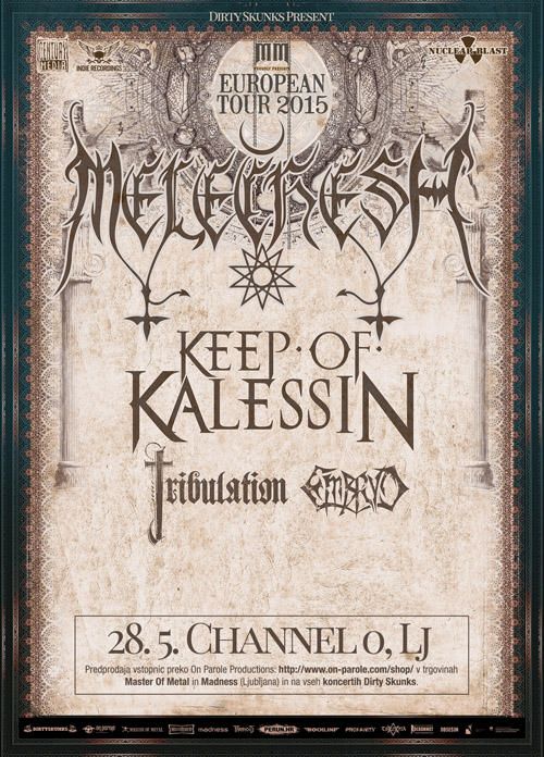 Melechesh, Keep Of Kalessin, Tribulation, Embryo