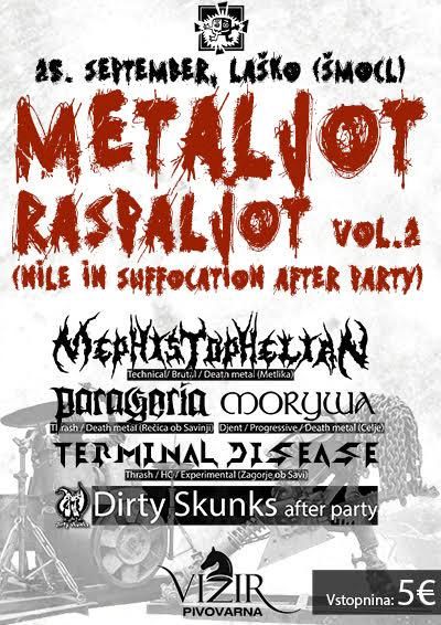 Metaljot Raspaljot Vol. 2: uradni Nile in Suffocation after party