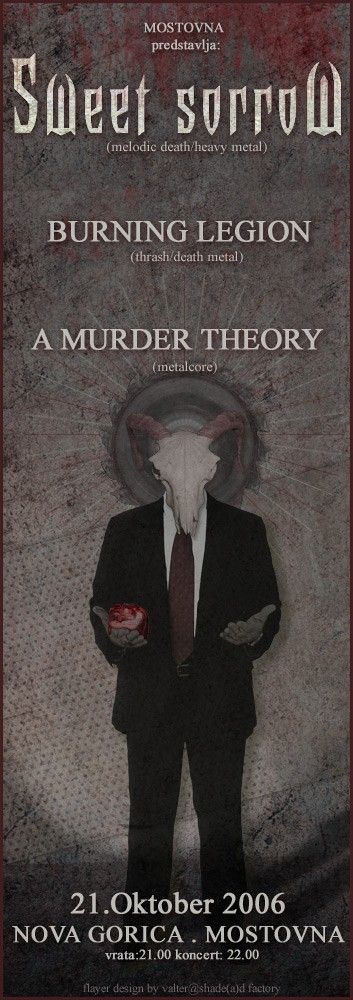 Sweet Sorrow, Burning Legion, A Murder Theory