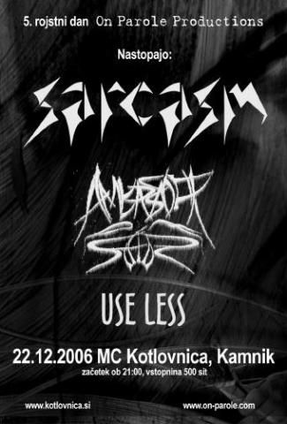 Sarcasm, Ambassador Of Sifilis, Use Less