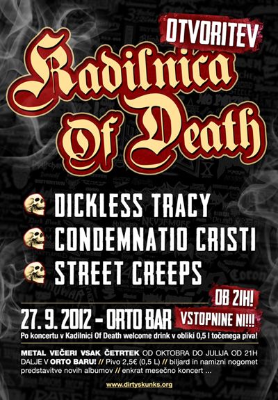 Kadilnica Of Death: Dickless Tracy, Condemnatio Cristi, Street Creeps