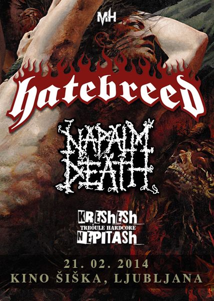 Napalm Death, Hatebreed, Kreshesh Nepitash